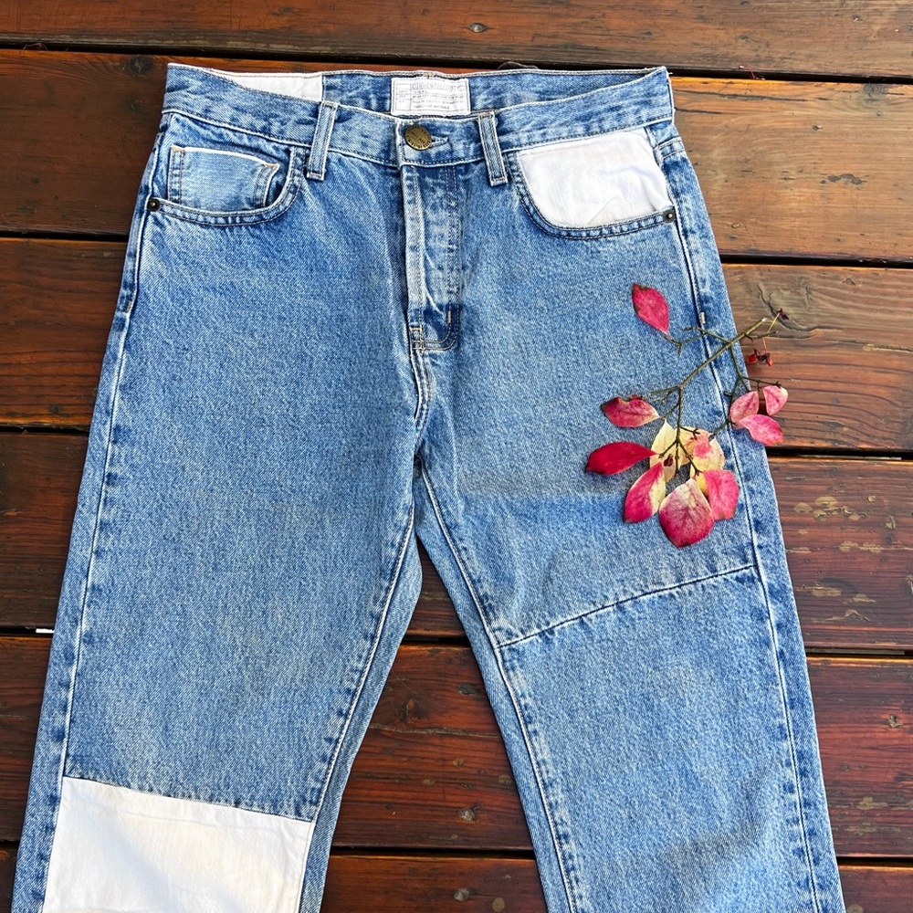 CURRENT ELLIOT FRAYED HEM HIGH RISE JEANS SIZE 26 - Picture 10 of 14